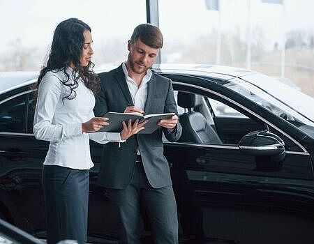 need-sign-that-document-female-customer-modern-stylish-bearded-businessman-automobile-saloon